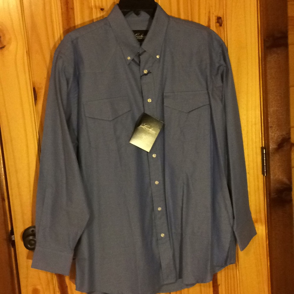 New Lucchese men’s shirt (blue)